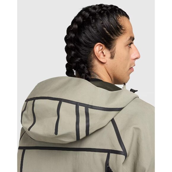 Nike Tech Men's Storm-FIT Hooded Full Zip Rain Jacket Size Large-TALL HM9473-320 - Picture 4 of 9